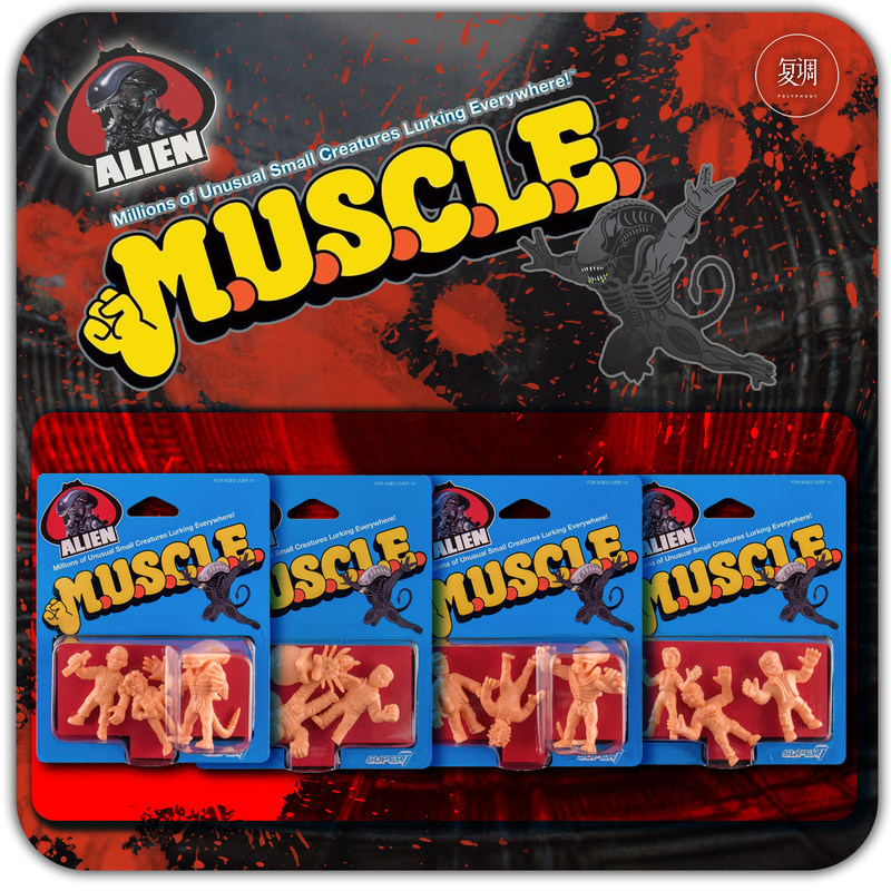 Vintage Toys Collector - Коллекционная винтажная игрушка Polyphony Super7 Muscle