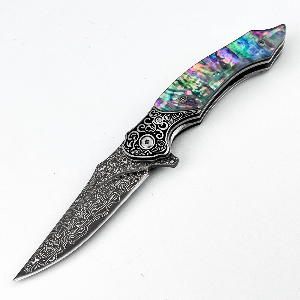 Vintage Collectible Pocket Knives - Новый винтажный складной нож с дамасским