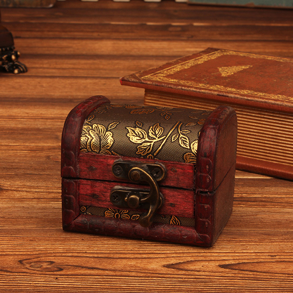 Vintage Item - Винтажная деревянная шкатулка для украшений в