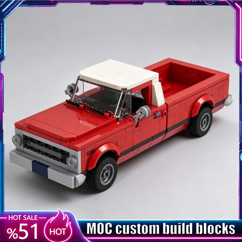 Vintage Collectible Trucks - Конструктор MOC «Винтажный пикап» из 442