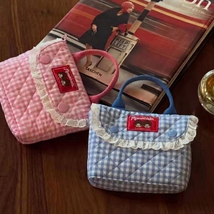 Винтажная клетчатая косметичка – обзор и цена Vintage Item