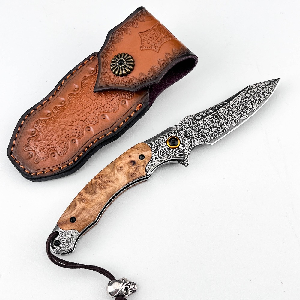 Складной нож с дамасским узоро – обзор и цена Vintage Collectible Pocket Knives